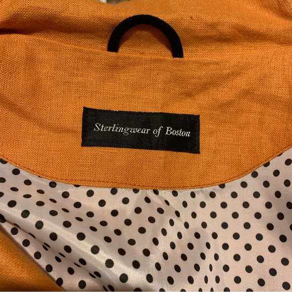 Linen Cropped Hoodie Peacoat/Trench NWOT Size SR - Picture 4 of 16